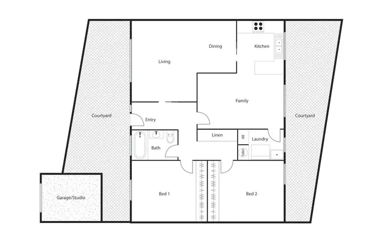 Floorplan of Homely house listing, 21/14 Marr Street, Pearce ACT 2607
