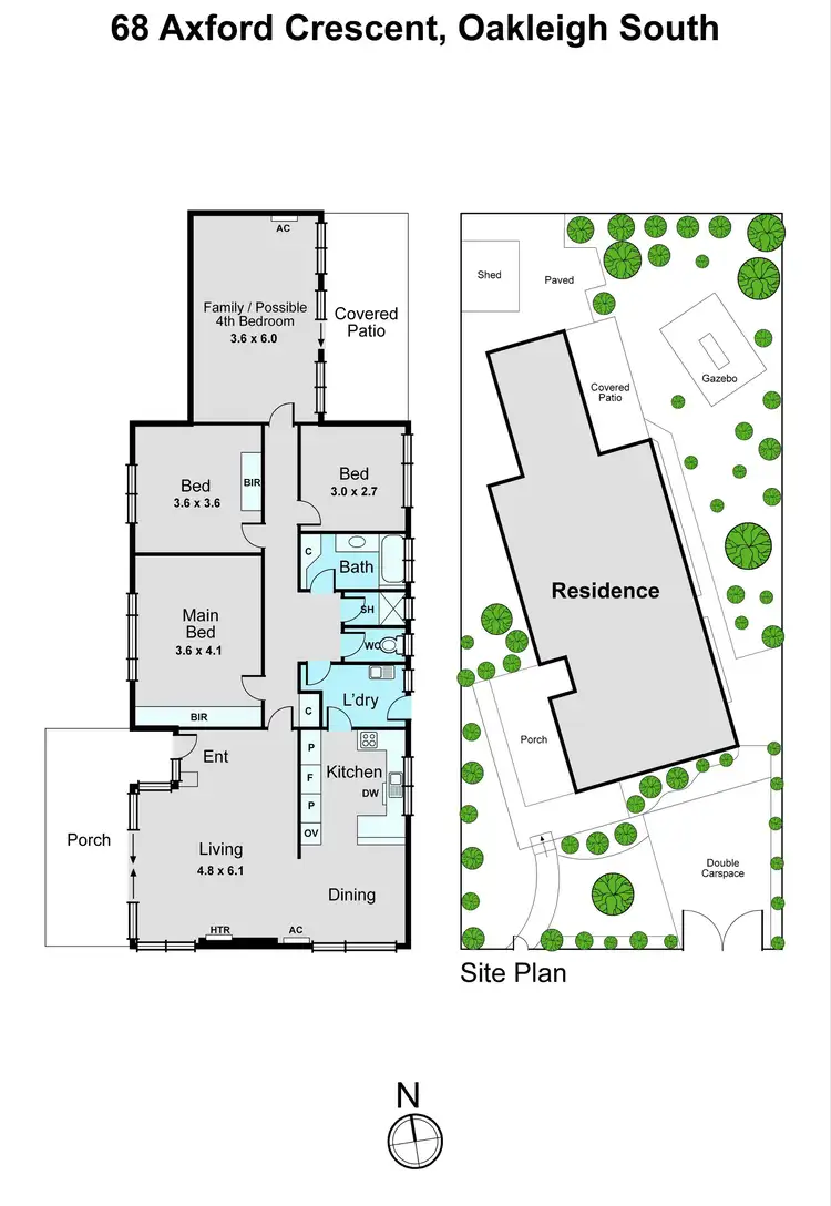 Floorplan of Homely house listing, 68 Axford Crescent, Oakleigh South VIC 3167