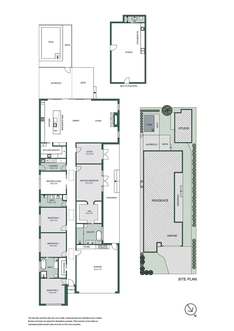Floorplan of Homely house listing, 6 The Avenue, Mccrae VIC 3938
