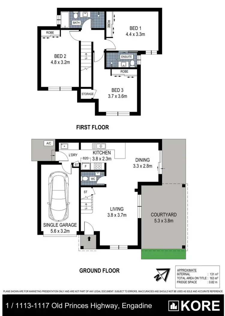 Floorplan of Homely townhouse listing, 1/1113-1117 Old Princes Highway, Engadine NSW 2233