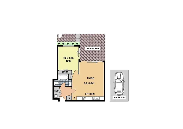 Floorplan of Homely apartment listing, 113/18 Marine Parade, Wentworth Point NSW 2127