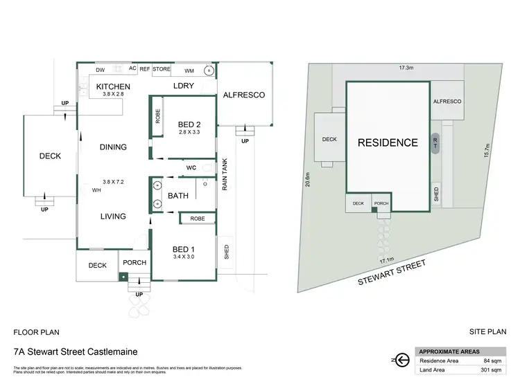 Floorplan of Homely house listing, 7A Stewart Street, Castlemaine VIC 3450