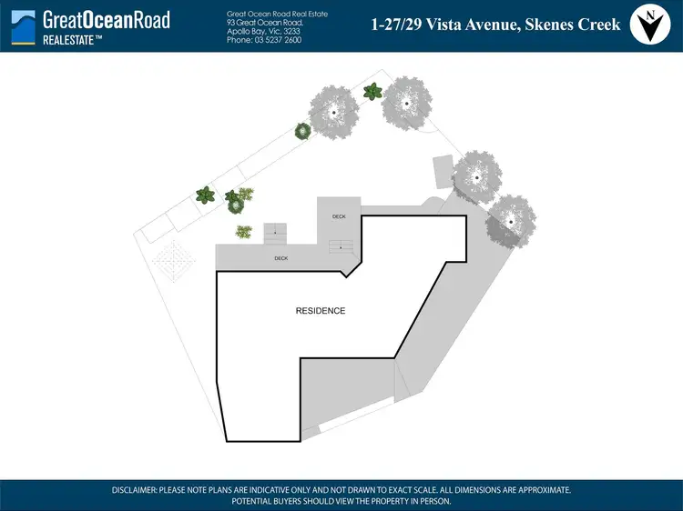 Floorplan of Homely house listing, 1/27-29 Vista Avenue, Skenes Creek VIC 3233