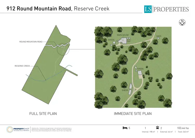 Floorplan of Homely rural property listing, 912 Round Mountain Road, Reserve Creek NSW 2484