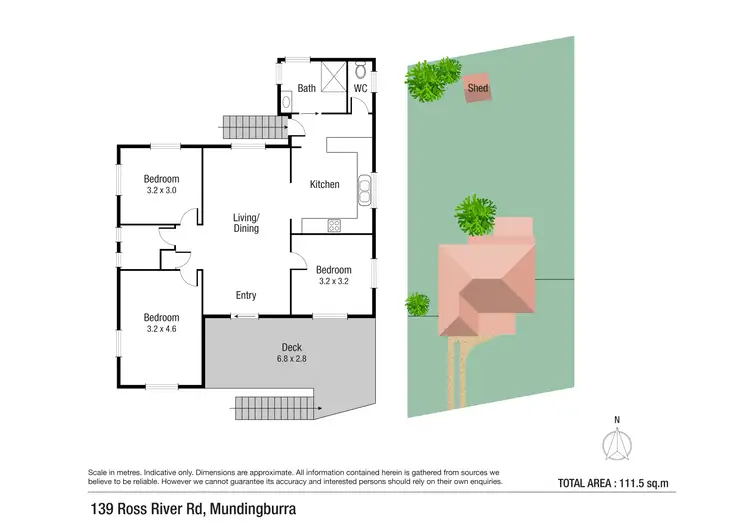 Floorplan of Homely house listing, 139 Ross River Road, Mundingburra QLD 4812