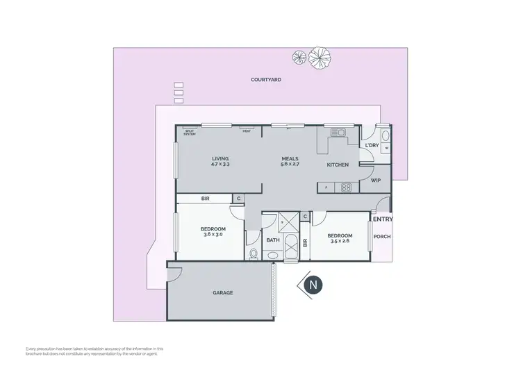 Floorplan of Homely unit listing, 3/1 Alexander Avenue, Thomastown VIC 3074