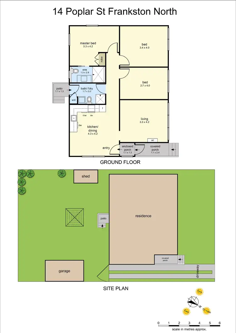 Floorplan of Homely house listing, 14 Poplar Street, Frankston North VIC 3200