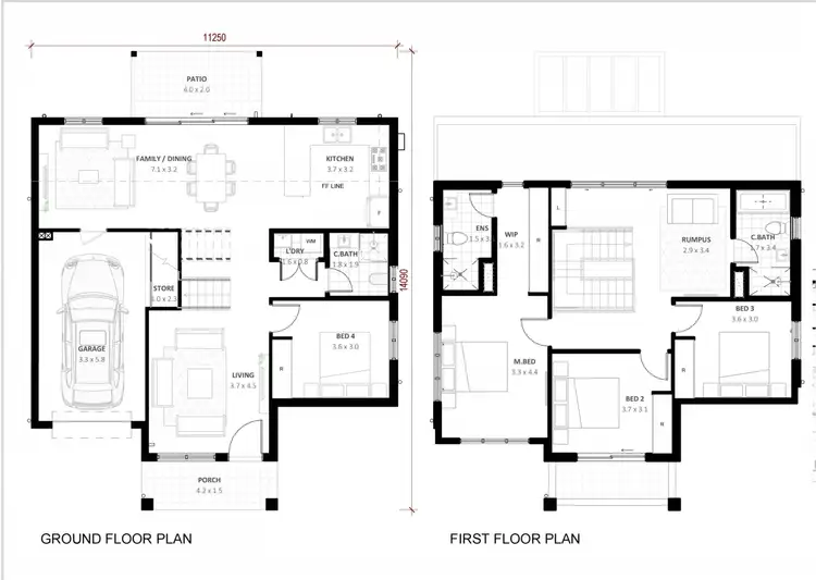 Floorplan of Homely house listing, 71 George Street, Box Hill NSW 2765