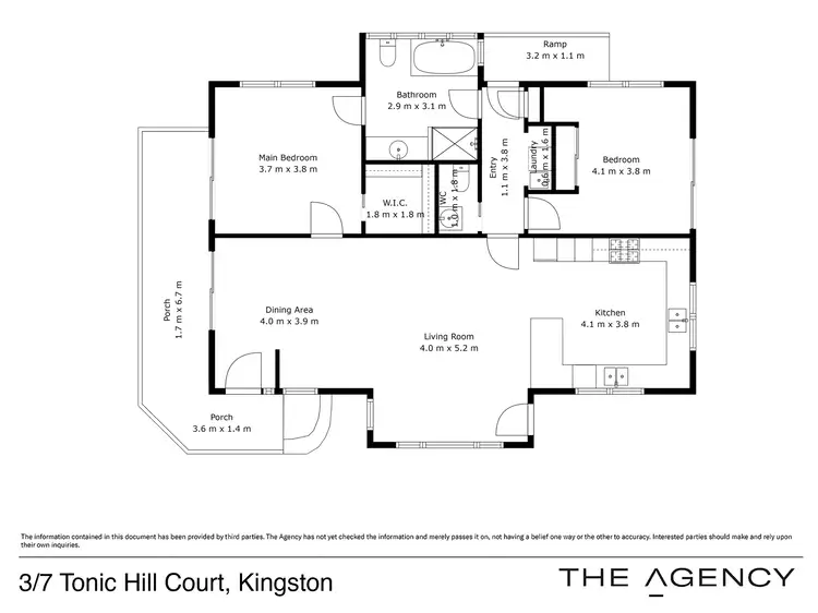 Floorplan of Homely townhouse listing, 3/7 Tonic Hill Court, Kingston TAS 7050