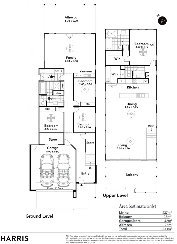 Floorplan of Homely house listing, 10 Cudmore Road, Mccracken SA 5211