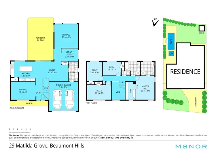 Floorplan of Homely house listing, 29 Matilda Grove, Beaumont Hills NSW 2155