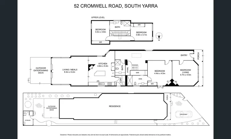Floorplan of Homely house listing, 52 Cromwell Road, South Yarra VIC 3141