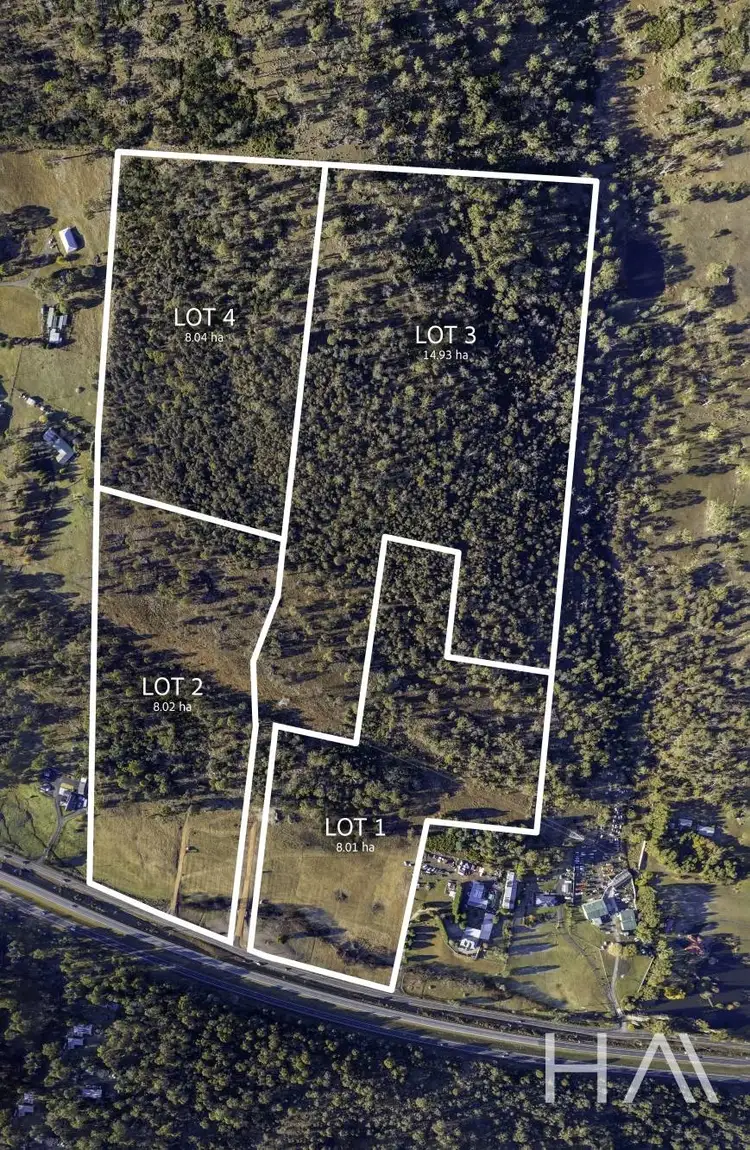 Floorplan of Homely land listing, LOT 1 - 4, 159 Meander Valley Road, Prospect Vale TAS 7250