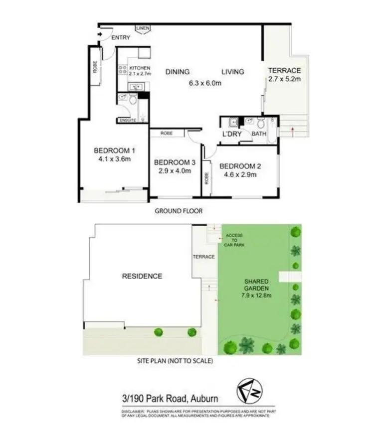Floorplan of Homely apartment listing, 3/190 Park Road, Auburn NSW 2144
