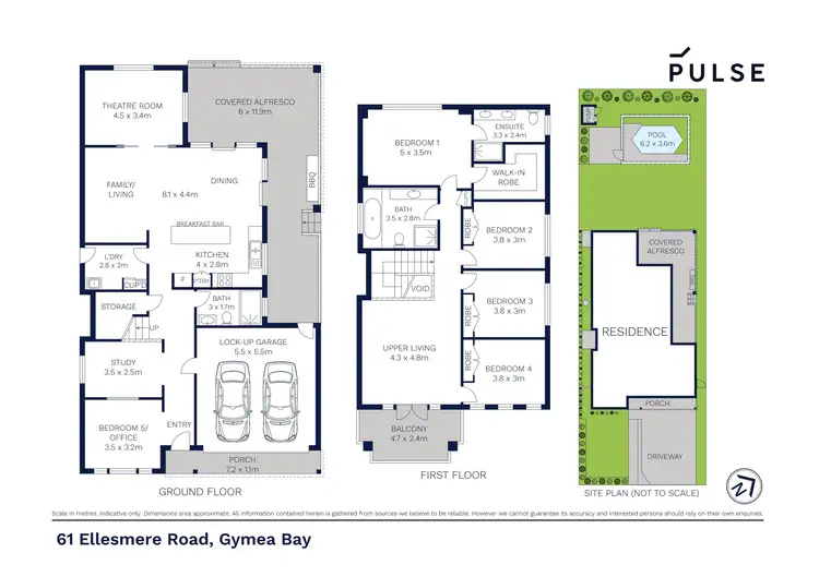 Floorplan of Homely house listing, 61 Ellesmere Road, Gymea Bay NSW 2227