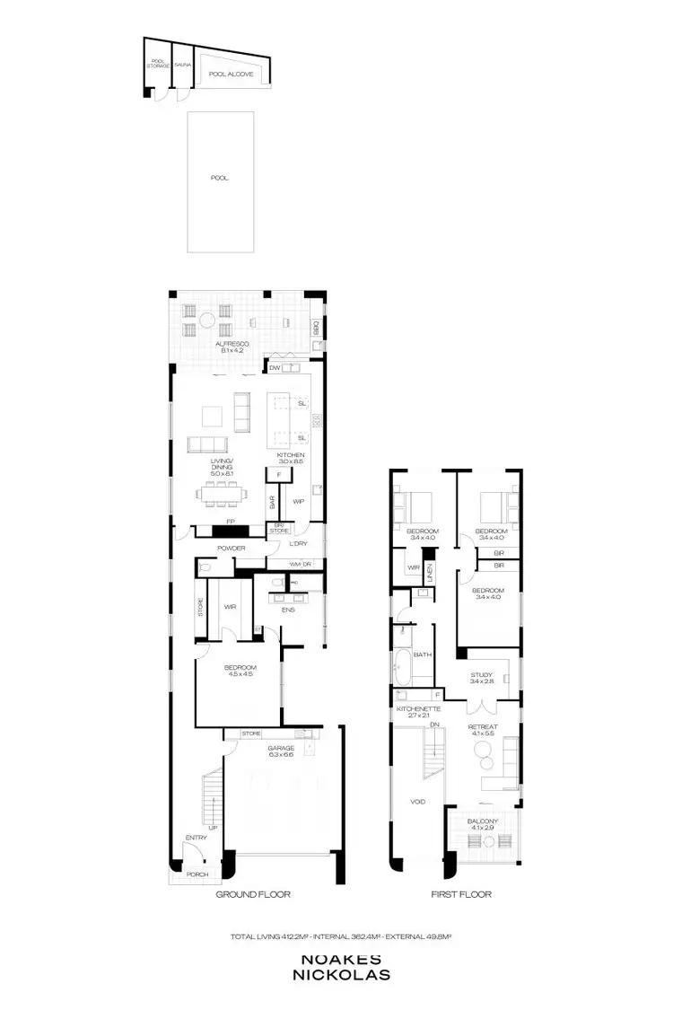 Floorplan of Homely house listing, 8 Charlotte Terrace, Grange SA 5022
