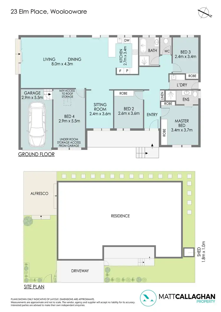 Floorplan of Homely house listing, 23 Elm Place, Woolooware NSW 2230