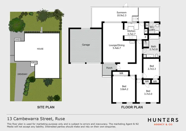 Floorplan of Homely house listing, 13 Cambewarra Street, Ruse NSW 2560