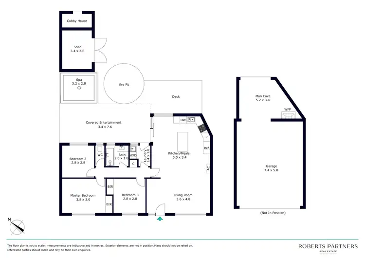 Floorplan of Homely house listing, 1 Warren Crescent, Hastings VIC 3915