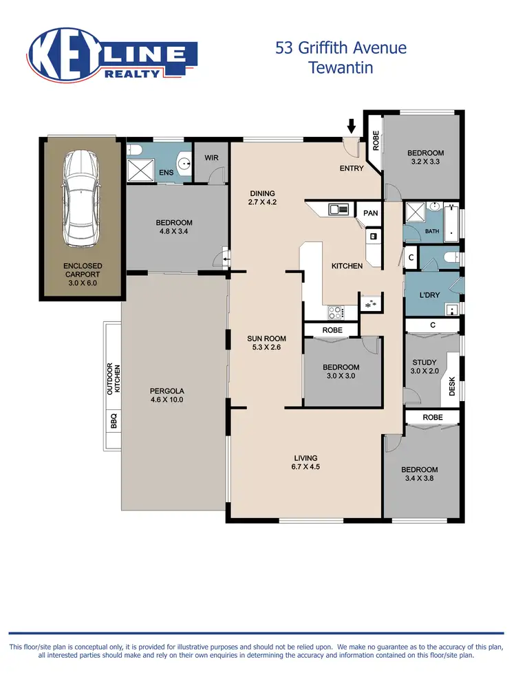 Floorplan of Homely house listing, 53 Griffith Avenue, Tewantin QLD 4565