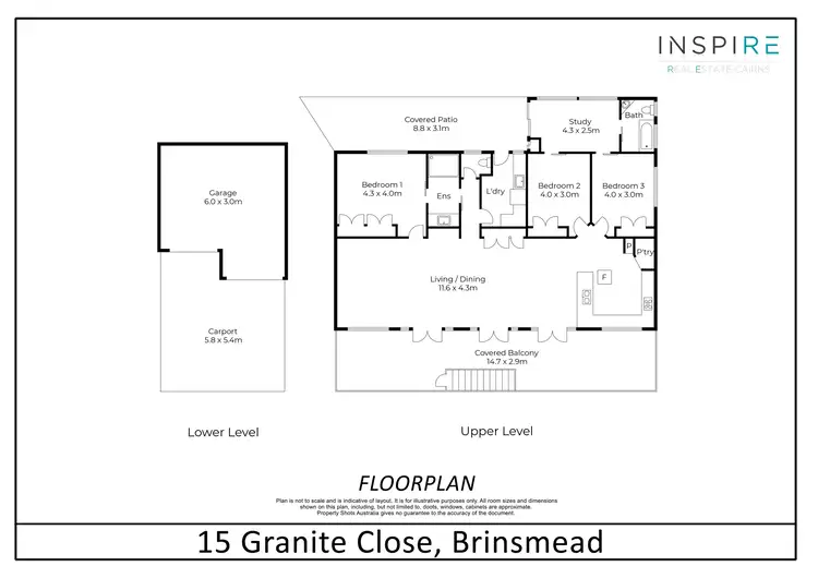Floorplan of Homely house listing, 15 Granite Close, Brinsmead QLD 4870