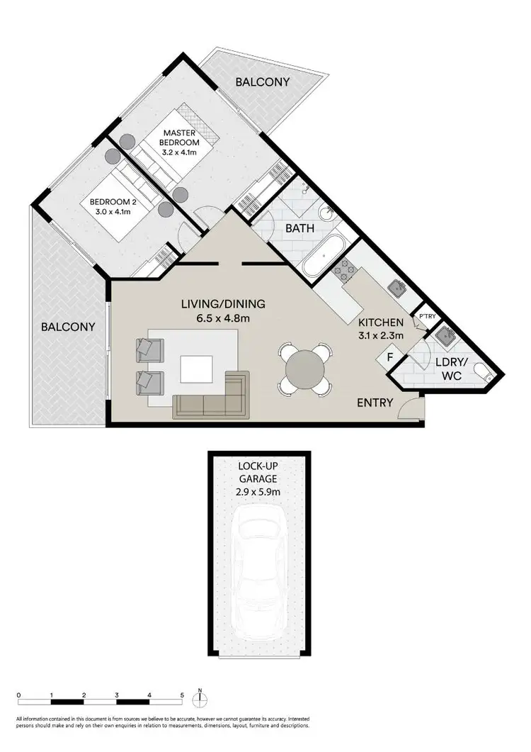 Floorplan of Homely unit listing, 20/28 Meredith Street, Bankstown NSW 2200
