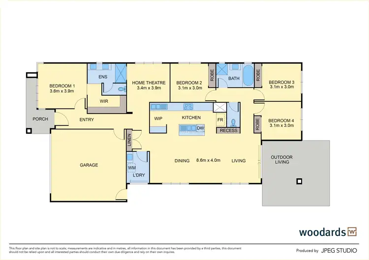 Floorplan of Homely house listing, 9 Eagle Ridge, Gisborne VIC 3437
