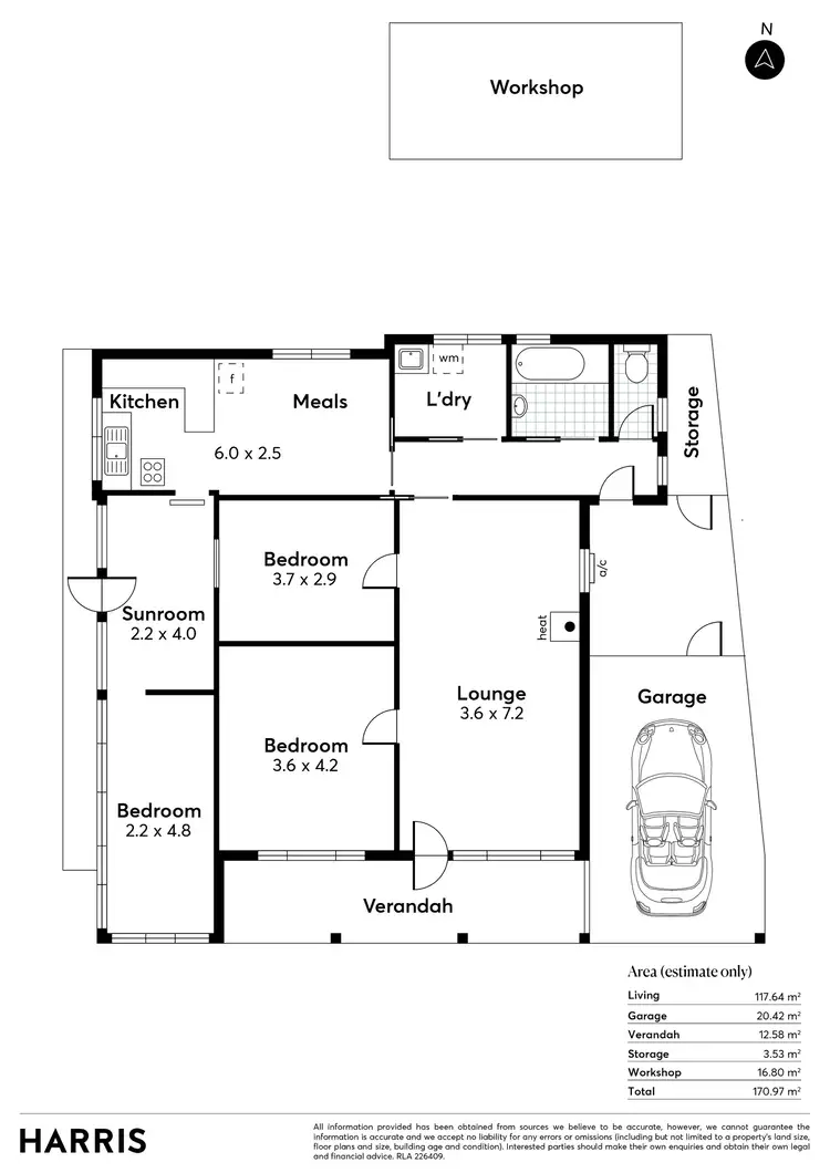 Floorplan of Homely house listing, 16 Chapman Street, Blackwood SA 5051