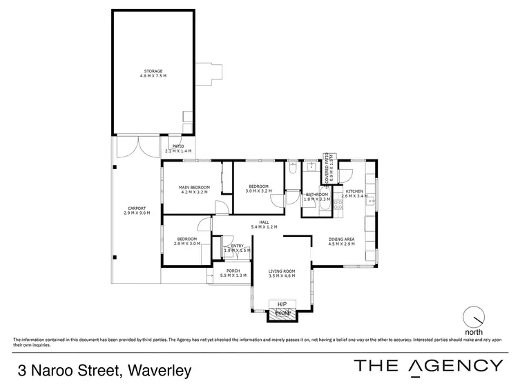 Floorplan of Homely house listing, 3 Naroo Street, Waverley TAS 7250