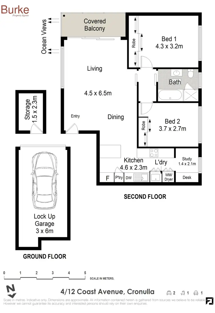 Floorplan of Homely apartment listing, 4/12 Coast Avenue, Cronulla NSW 2230