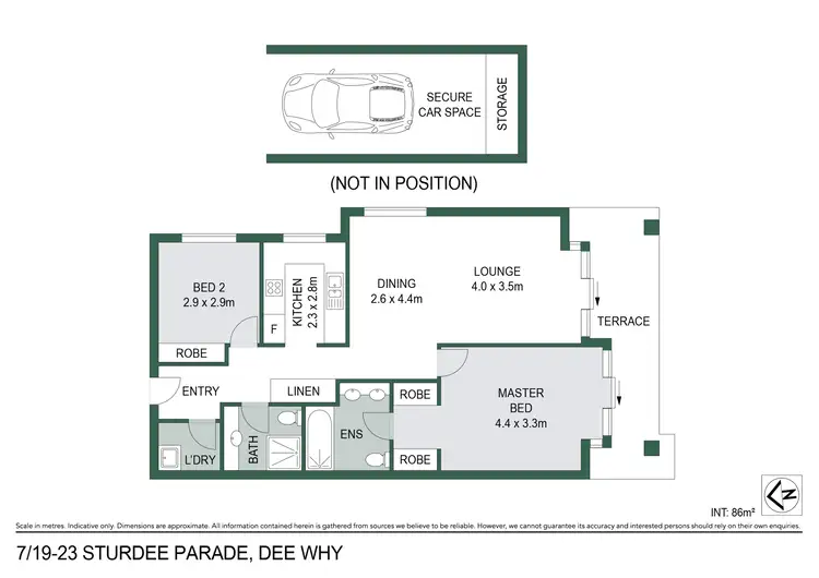 Floorplan of Homely unit listing, 7/19-23 Sturdee Parade, Dee Why NSW 2099