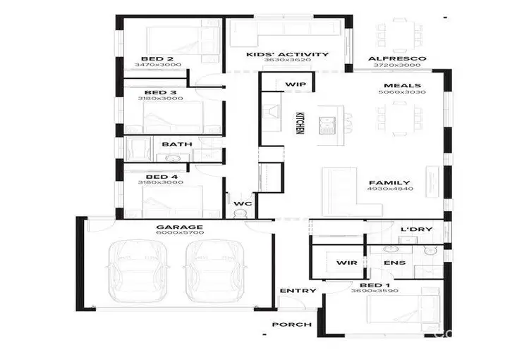 Floorplan of Homely house listing, 79 Buxton Avenue, Yarrabilba QLD 4207