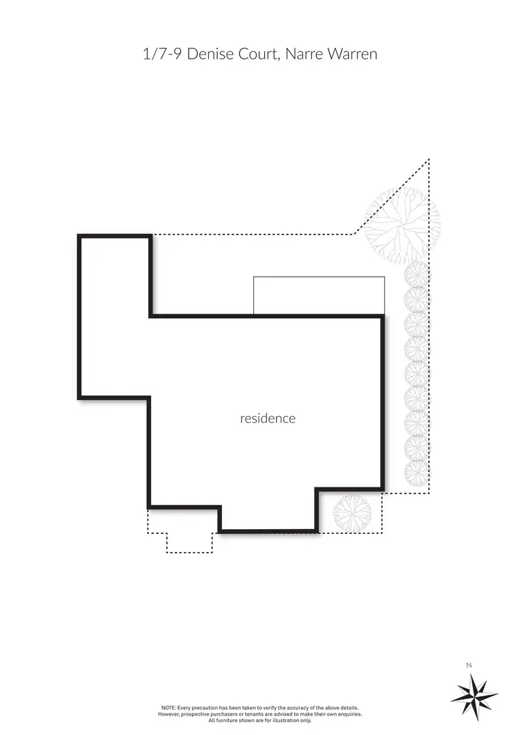 Floorplan of Homely house listing, 1/7-9 Denise Court, Narre Warren VIC 3805
