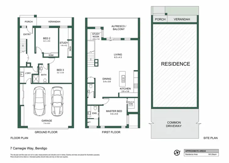 Floorplan of Homely house listing, 7 Carnegie Way, Bendigo VIC 3550
