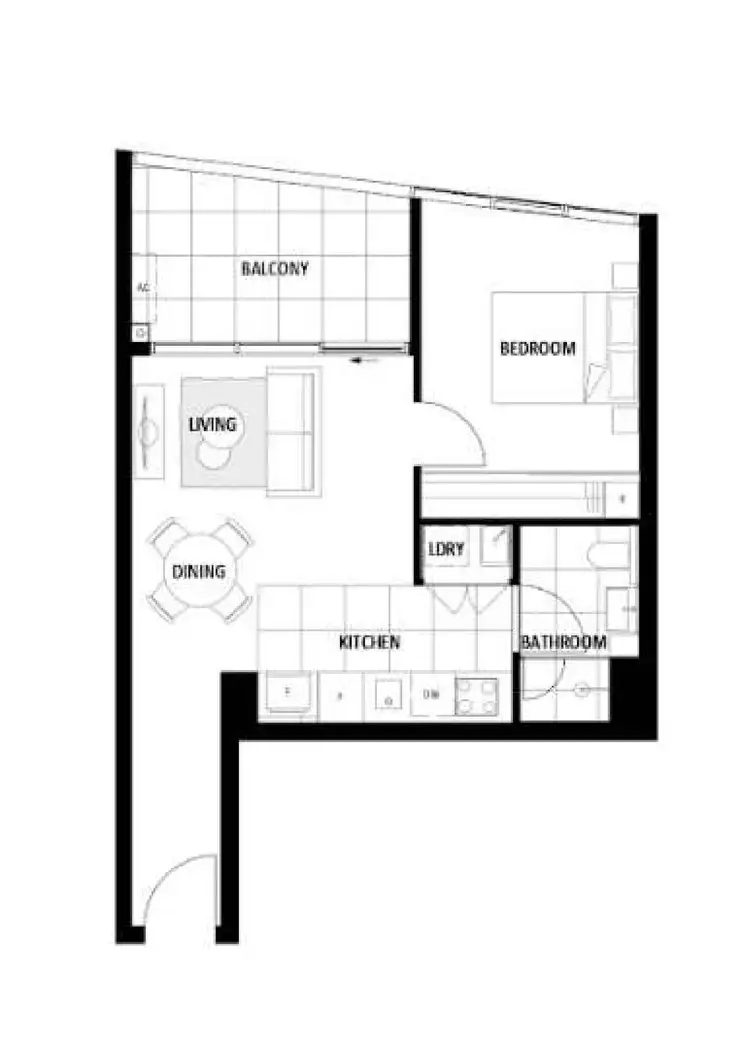 Floorplan of Homely apartment listing, 1516/2 Grazier Lane, Belconnen ACT 2617
