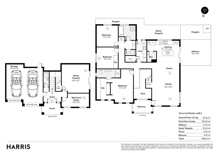 Floorplan of Homely house listing, 10 Apple Grove, Coromandel Valley SA 5051