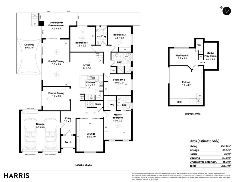 Floorplan of Homely house listing, 17 Esperance Boulevard, Seaford Rise SA 5169