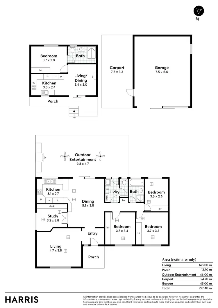 Floorplan of Homely house listing, 32 Macquarie Street, Moana SA 5169