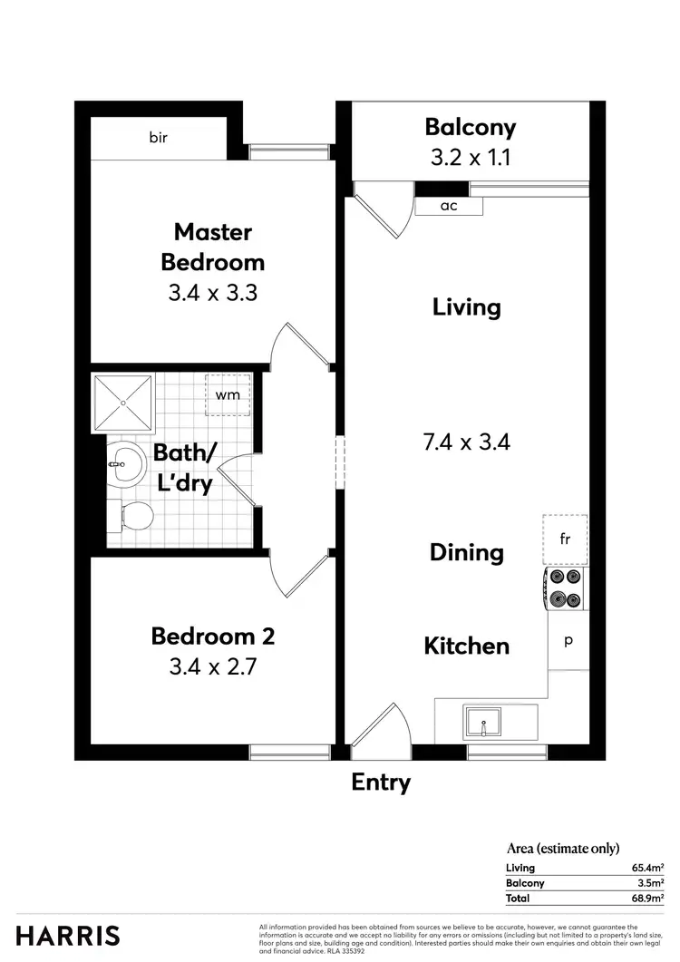 Floorplan of Homely unit listing, 28/2 Ayliffes Road, St Marys SA 5042