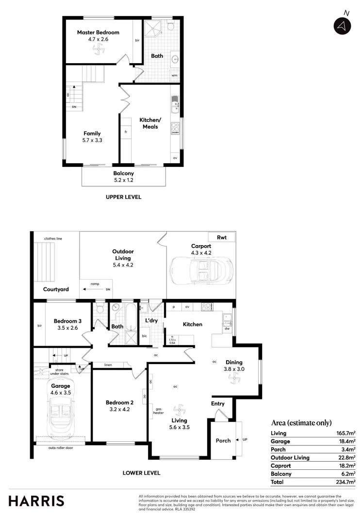 Floorplan of Homely house listing, 2/44 Second Avenue, Moana SA 5169