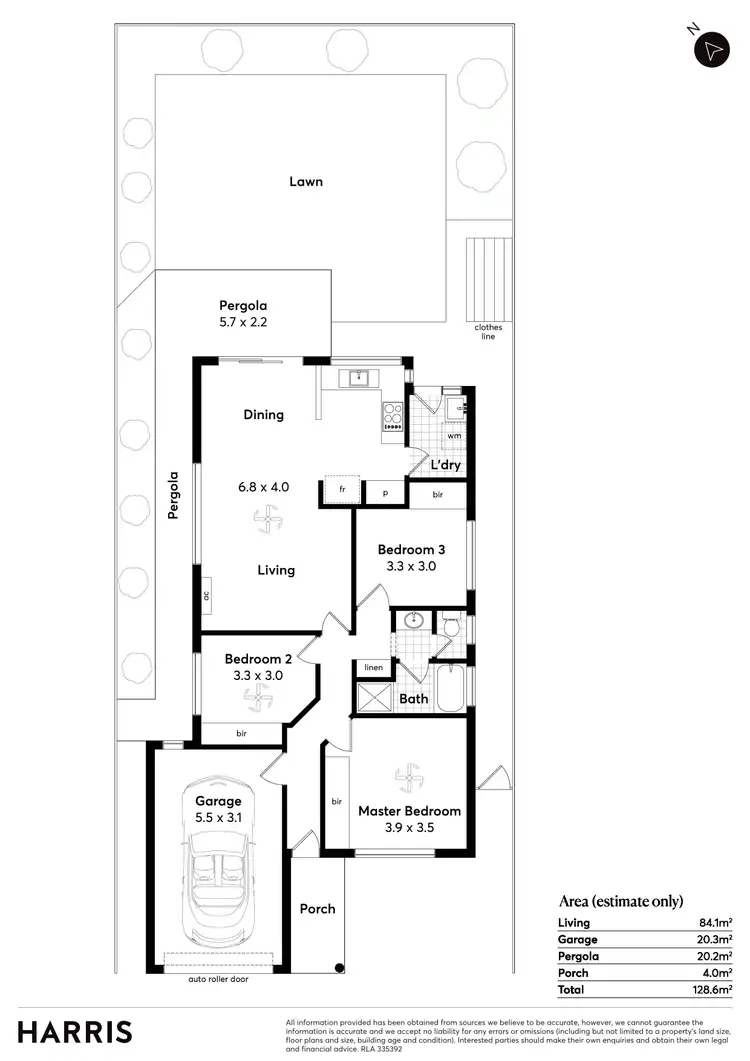 Floorplan of Homely house listing, 4 Whitestone Crescent, Seaford Rise SA 5169