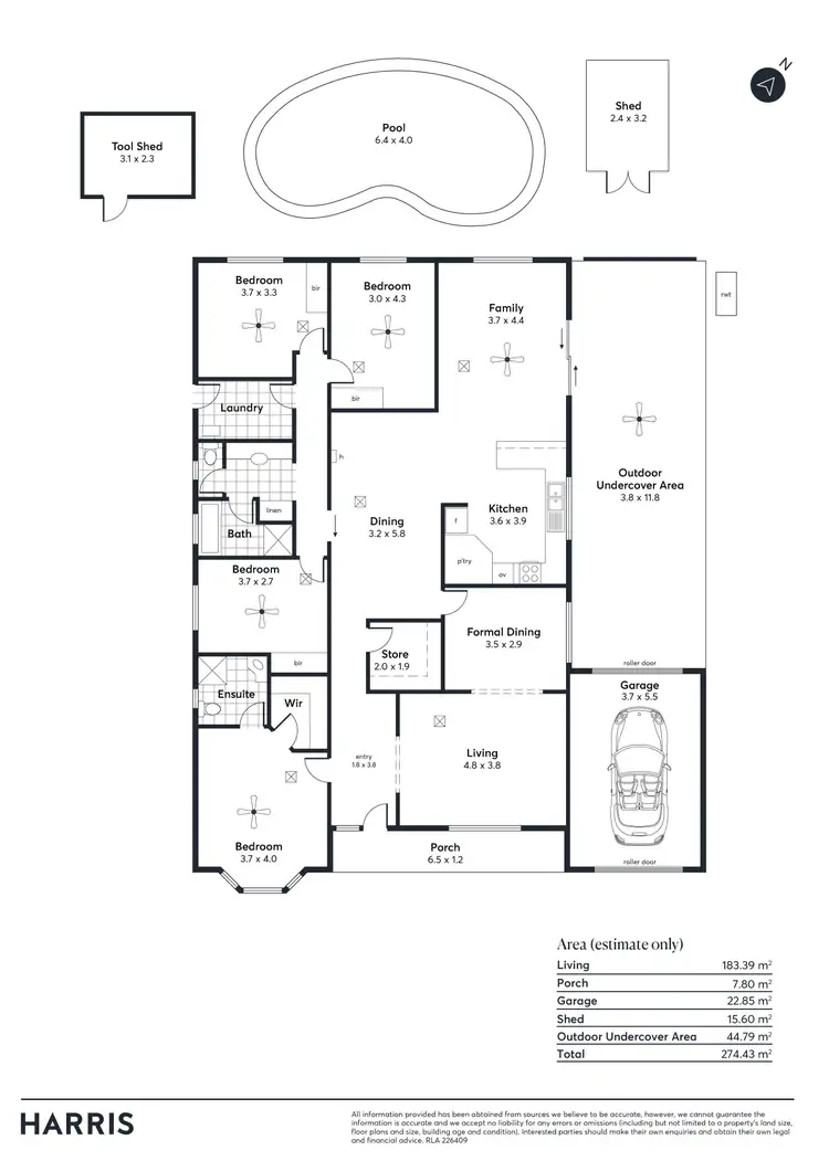 Floorplan of Homely house listing, 111 Daphne Road, Salisbury East SA 5109