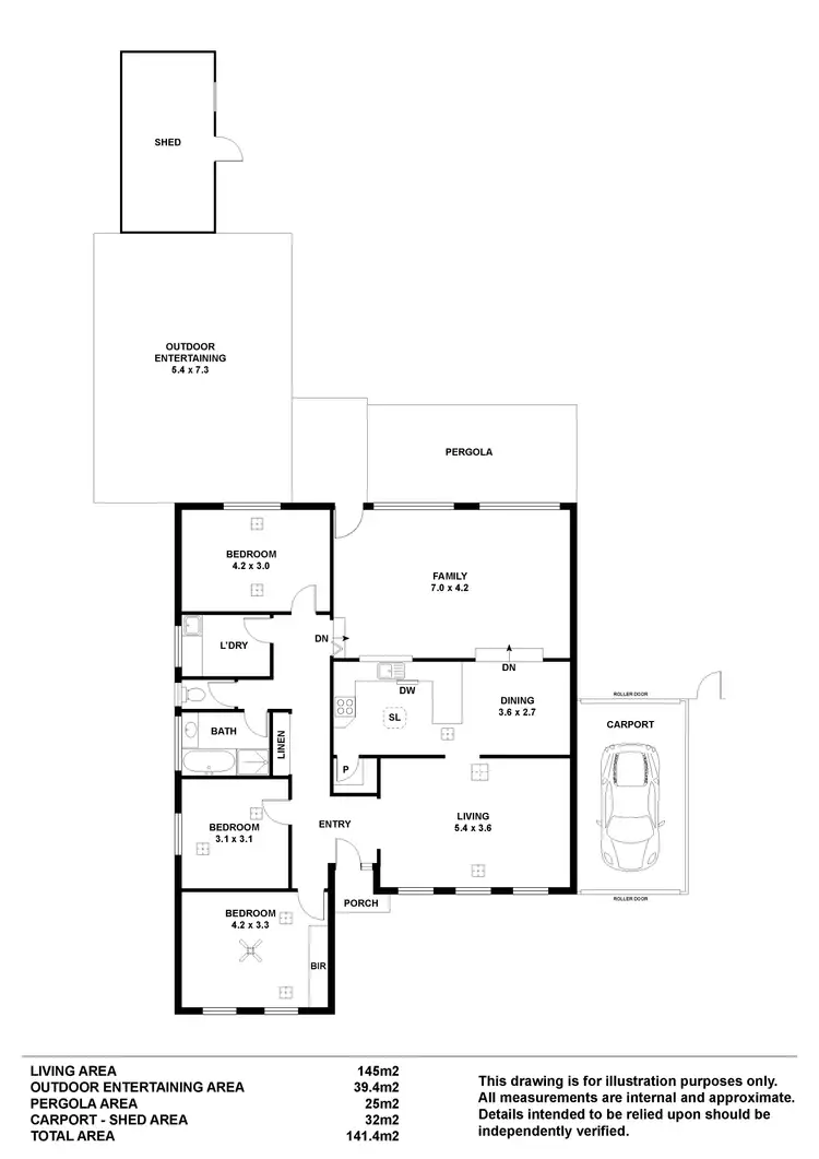 Floorplan of Homely house listing, 3 Kym Street, Port Noarlunga South SA 5167