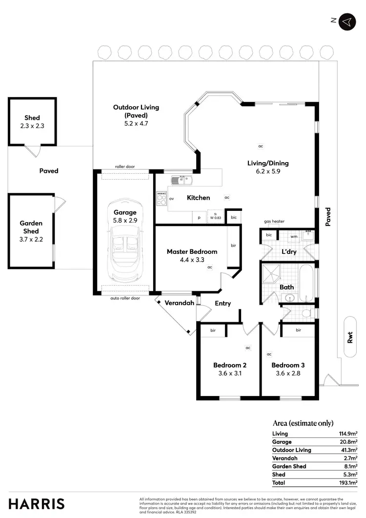 Floorplan of Homely house listing, 11 Grand Boulevard, Seaford Rise SA 5169