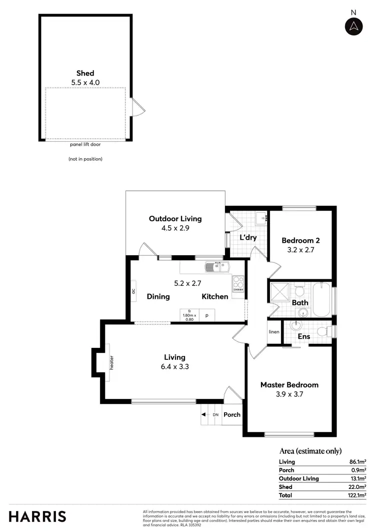 Floorplan of Homely house listing, 53 Riverview Drive, Port Noarlunga SA 5167
