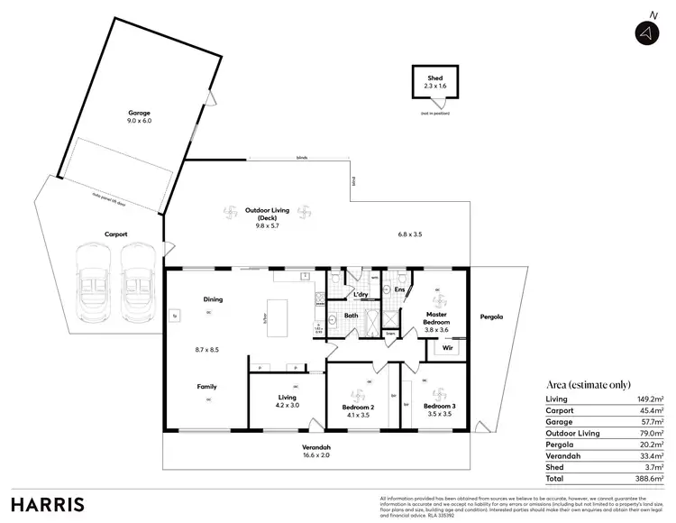 Floorplan of Homely house listing, 19 Kookaburra Court, Mclaren Flat SA 5171