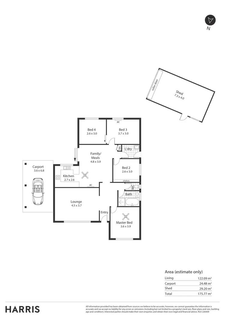 Floorplan of Homely house listing, 5 Minnipa Drive, Hallett Cove SA 5158