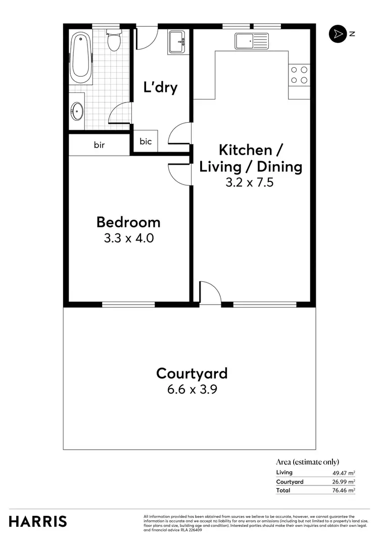 Floorplan of Homely unit listing, 2/41 Shierlaw Street, Richmond SA 5033