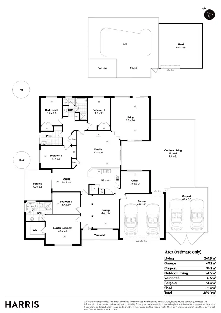 Floorplan of Homely house listing, 33 Rose Crescent, Mclaren Flat SA 5171