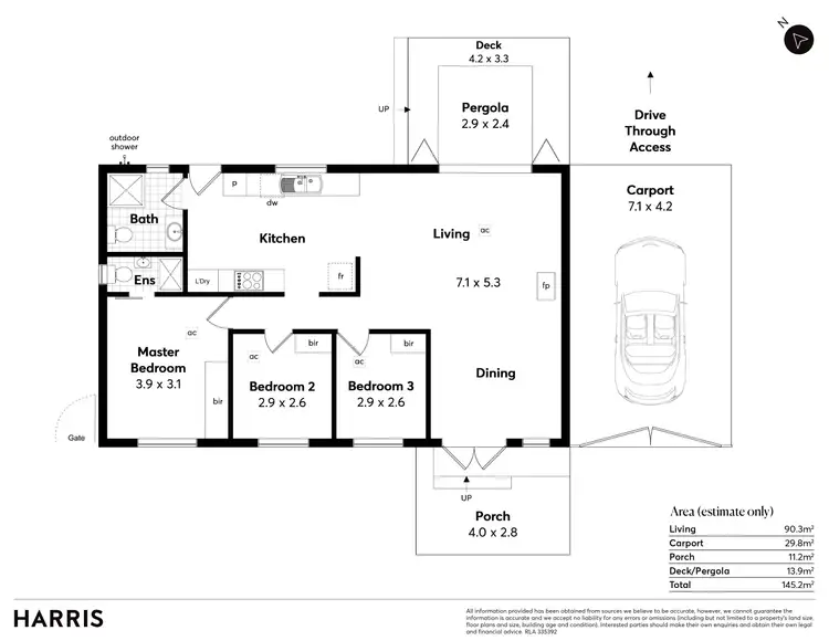 Floorplan of Homely house listing, 21 St Nicholas Avenue, Port Willunga SA 5173